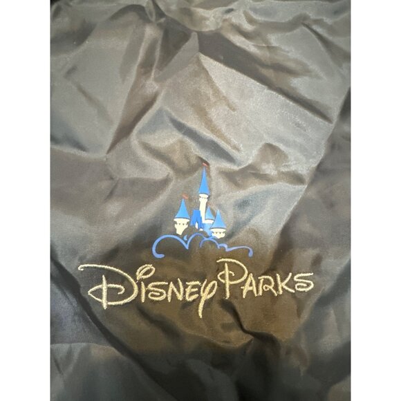 Disney Parks Adult Windbreaker Golf Jacket  Coat M/L Blue & Gray Polyester Theme - Picture 3 of 6